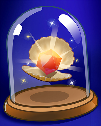 Jeweled Pearl Badge - Jewel Academy