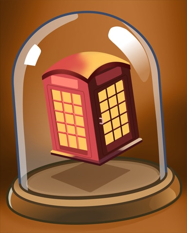 Phone Booth Badge - Jet Set Solitaire Phone Booth Badge - Jet Set Solitaire