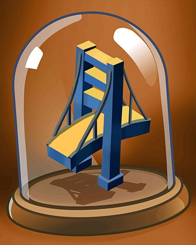 Bridge To Nowhere Badge - Jet Set Solitaire Bridge To Nowhere Badge - Jet Set Solitaire