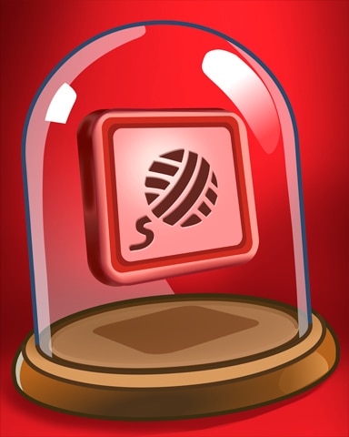 Yarn Ball Tile Badge - Lucky Cat Bingo Yarn Ball Tile Badge - Lucky Cat Bingo