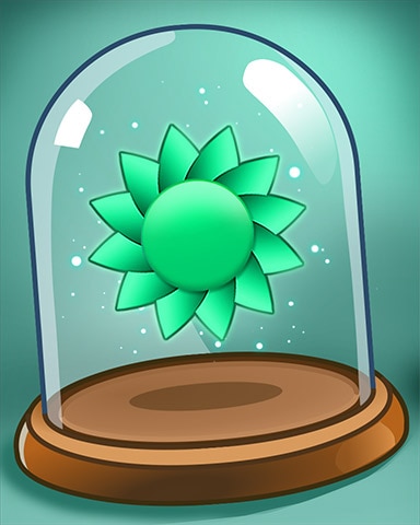 Green Flower Badge - Lumeno