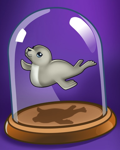 Baby Seal Badge - Mahjong Sanctuary Baby Seal Badge - Mahjong Sanctuary