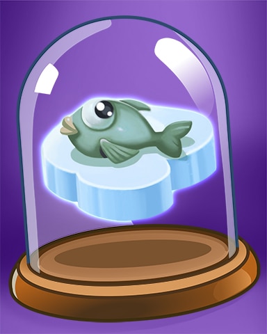 Frozen Fish Badge - Mahjong Sanctuary