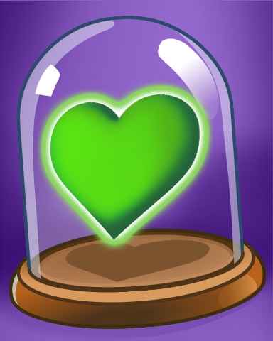 Green Heart Badge - Mahjong Sanctuary