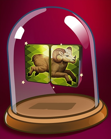 Safari Sheep Badge - Mahjong Safari HD