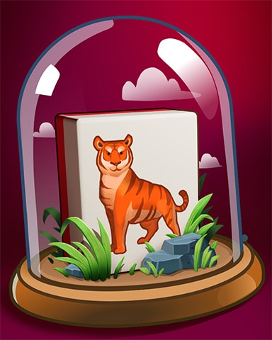 Tiger Tile Badge - Mahjong Safari HD