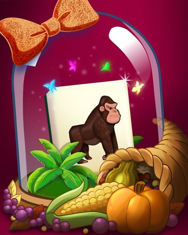 Squared Gorilla Badge - Mahjong Safari HD