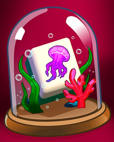 Jellyfish Tile Badge - Mahjong Safari HD Jellyfish Tile Badge - Mahjong Safari HD
