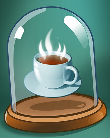Fresh Hot Coffee Badge - Pogo Addiction Solitaire HD