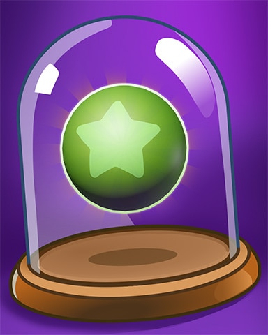 Green Star Ball Badge - Poppit! Bingo