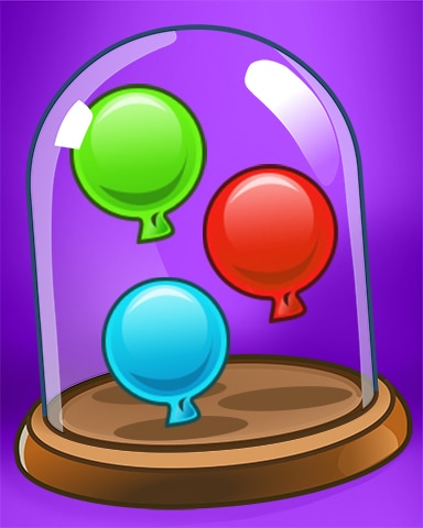 Three Balloons Badge - Poppit! Bingo