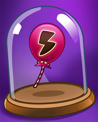Lightning Balloon Badge - Poppit! Bingo