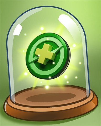 Trusty Green Peg Badge - Peggle Blast HD