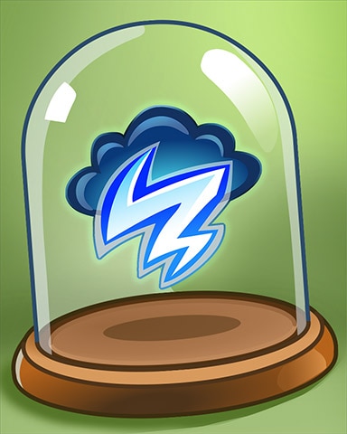 Lightning Cloud Badge - Peggle Blast HD