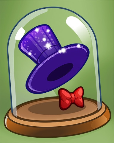 Purple Magician's Hat Badge - Peggle Blast HD Purple Magician's Hat Badge - Peggle Blast HD