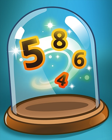 Swirling Numbers Badge - Pogo Daily Sudoku