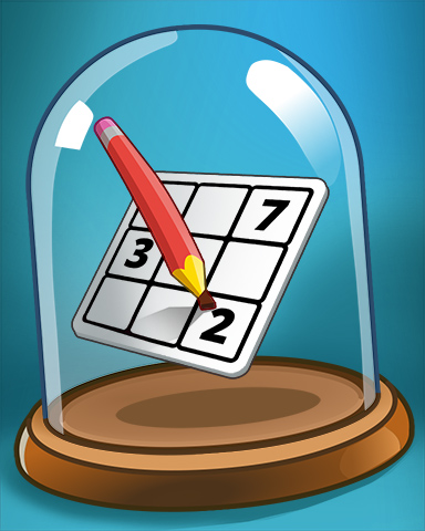 Sudoku Under Glass Badge - Pogo Daily Sudoku