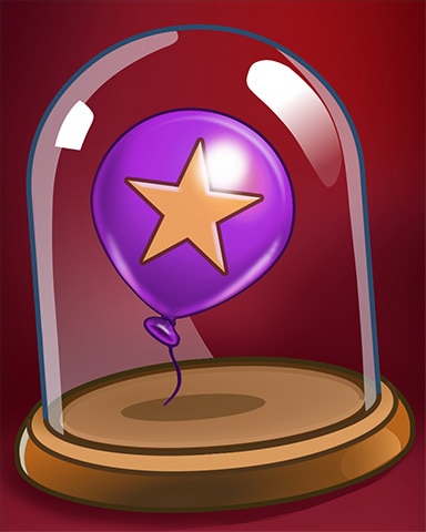 Purple Star Balloon Badge - Poppit!™ HD