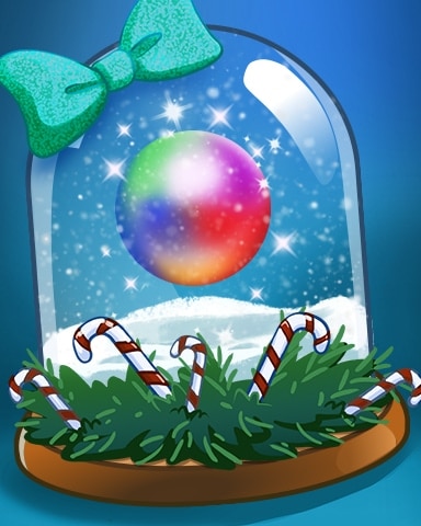 Holiday Rainbow Ball Badge - Phlinx II