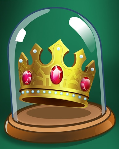 Jewel Studded Crown Badge - Poppit! Party