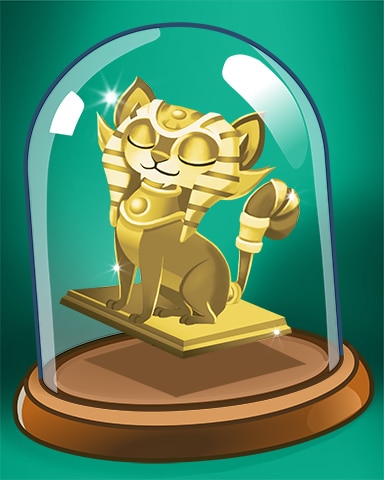 Gold Niles Statue Badge - Pogo™ Slots