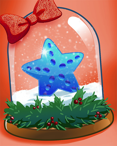 Blue Star Holiday Badge - Quinn's Aquarium