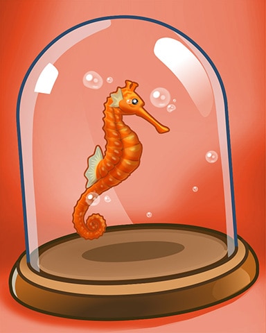 Gentle Seahorse Badge - Quinn's Aquarium