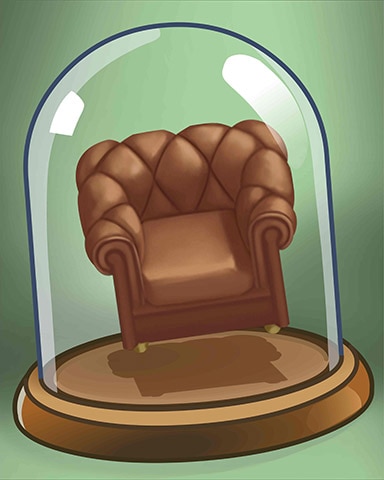 Leather Chair Badge - Solitaire Home Story