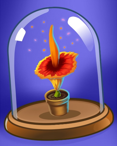 Giant Flower Badge - Snowbird Solitaire Giant Flower Badge - Snowbird Solitaire