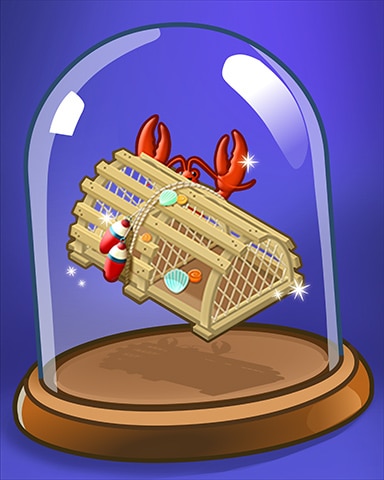 Lobster Cage Badge - Snowbird Solitaire