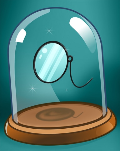 Toothie Monocle Badge - Sweet Tooth Town Toothie Monocle Badge - Sweet Tooth Town