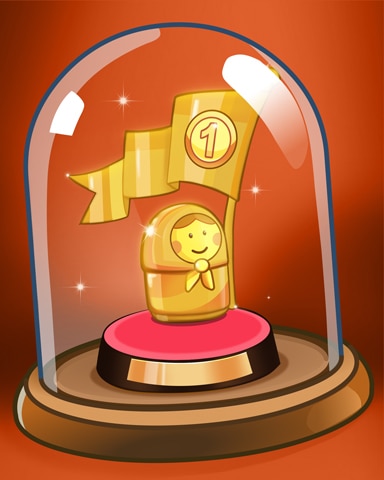 Golden Trophy Badge - Trizzle