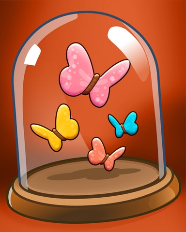 Colorful Butterflies Badge - Trizzle Colorful Butterflies Badge - Trizzle