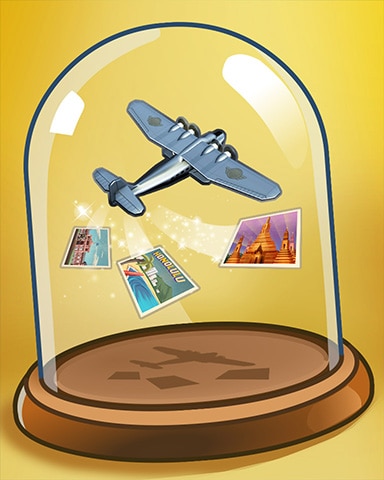 Postcards In The Sky Badge - World Class Solitaire HD