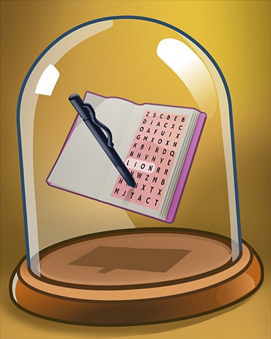 Open Search Book Badge - Word Search Daily HD