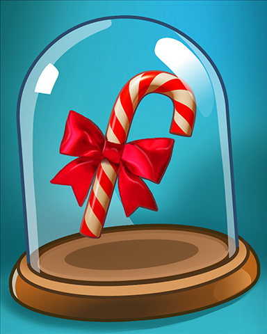 Sweet Candy Cane Badge - Winter Wonderland