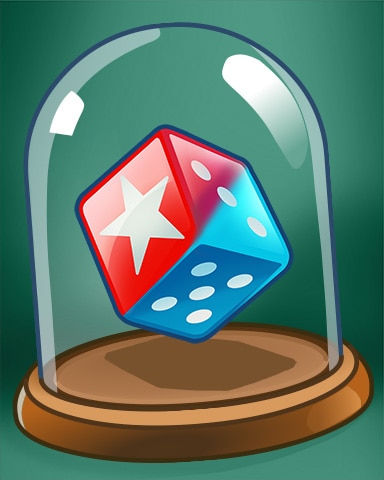 Bicolor Dice Badge - Yahtzee! Wild Bicolor Dice Badge - Yahtzee! Wild