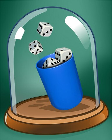 Dice Cup Badge - Yahtzee! Wild