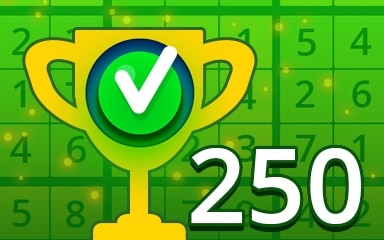 Weekly Special 250 Easy Badge - Pogo Daily Sudoku