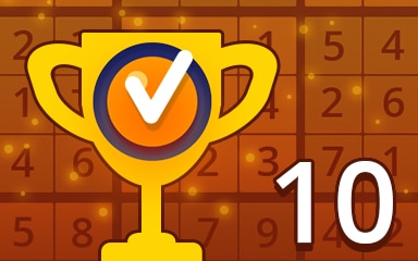 Weekly Special 10 Medium Badge - Pogo Daily Sudoku