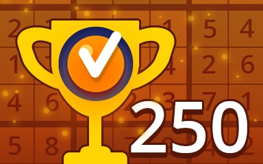 Weekly Special 250 Medium Badge - Pogo Daily Sudoku