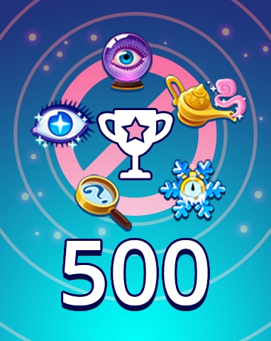 No Power-ups Weekly Special 500 Badge - Pogo Daily Sudoku