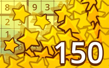 Stars Weekly Special 150 Badge - Pogo Daily Sudoku