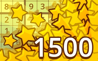 Stars Weekly Special 1500 Badge - Pogo Daily Sudoku