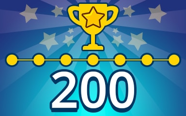 Weekly Special Puzzle 200 Badge - Pogo Daily Sudoku