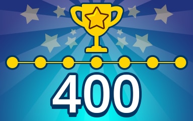 Weekly Special Puzzle 400 Badge - Pogo Daily Sudoku